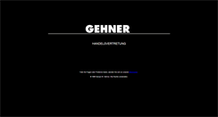 Desktop Screenshot of gehner.de