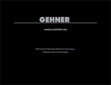 Tablet Screenshot of gehner.de